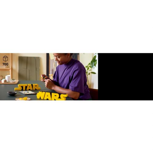 Kocke Lego Star Wars: Iz kock sestavljeni logotip Vojna zvezd (75407), 700 kock, od 18. let