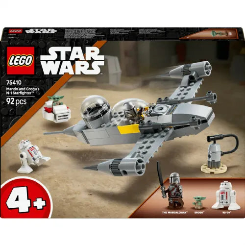 Kocke Lego Star Wars: Mandojev in Grogujev N-1 zvezdni lovec™ (75410)