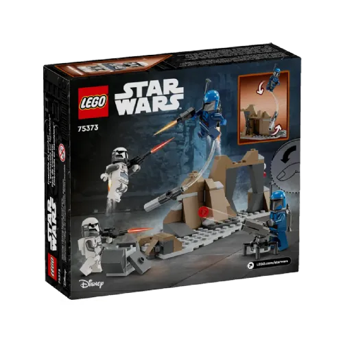 Kocke Lego Star Wars™: Spopad Paza Vizsla™ in Moffa Gideona™ (75373)