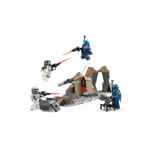 Kocke Lego Star Wars™: Spopad Paza Vizsla™ in Moffa Gideona™ (75373)