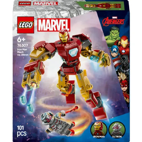 Kocke Lego Super Heroes: Robotski oklep Iron Man proti Ultronu (76307)