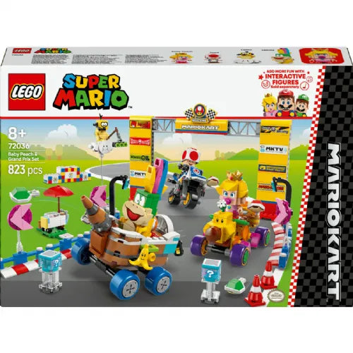 Kocke Lego Super Mario: Mario Kart™ – Baby Peach in Grand Prix (72036)