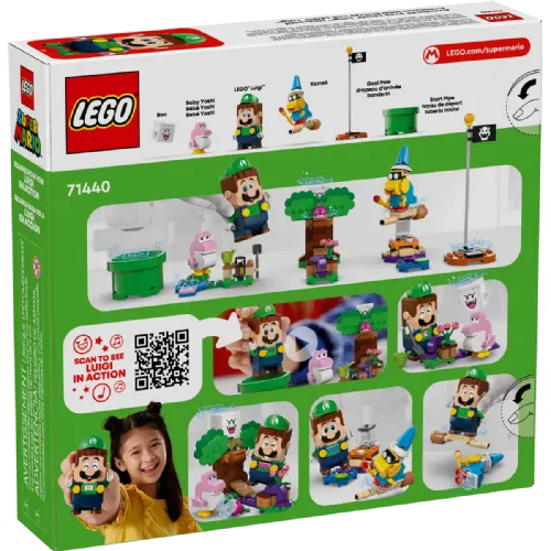 Kocke Lego® Super Mario™: Pustolovščine z interaktivno figuro LEGO® Luigi™ (71440)