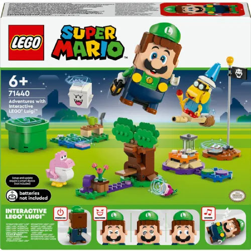 Kocke Lego® Super Mario™: Pustolovščine z interaktivno figuro LEGO® Luigi™ (71440)