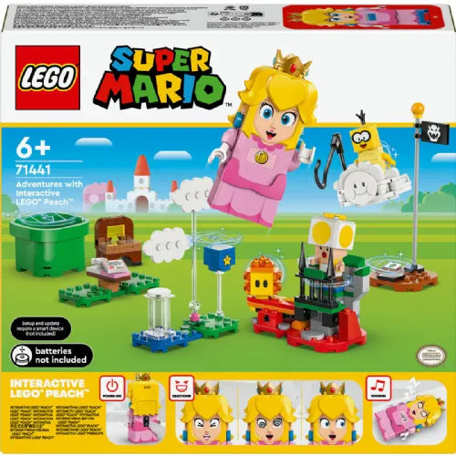 Kocke Lego® Super Mario™ Pustolovščine z interaktivno figuro LEGO® Peach™ (71441)