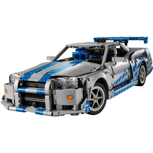 Lego Technic 2 Nissan Skyline GT-R (R34) Brzi i žestoki trkaći automobil (42210)
