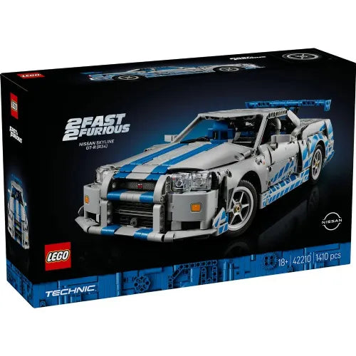 Lego Technic 2 Nissan Skyline GT-R (R34) Brzi i žestoki trkaći automobil (42210)