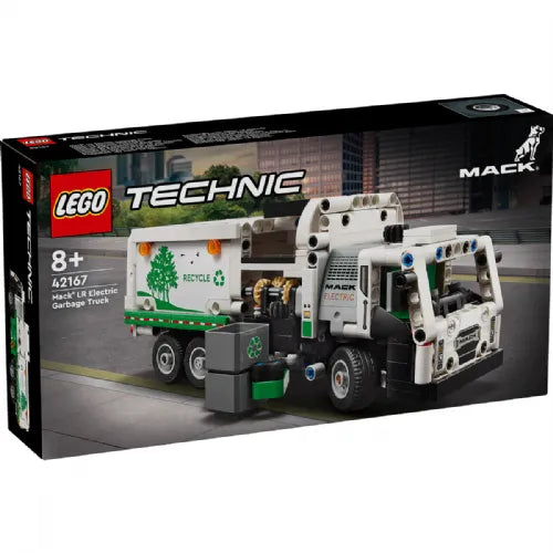 Kocke Lego® Technic: Mack® LR Electric, smetarsko vozilo (42167)