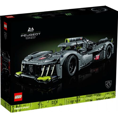 Kocke Lego® Technic™: Peugeot 9X8 24H Le Mans Hybrid Hypercar (42156)