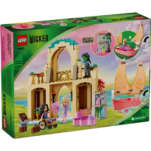 Kocke Lego® Wicked: Glinda, Elphaba in Nessarose na univerzi Shiz (75681)