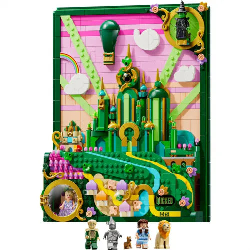 Kocke Lego Wicked stenska umetnina Smaragdnega mesta 75685, 1518 kock, od 18. let