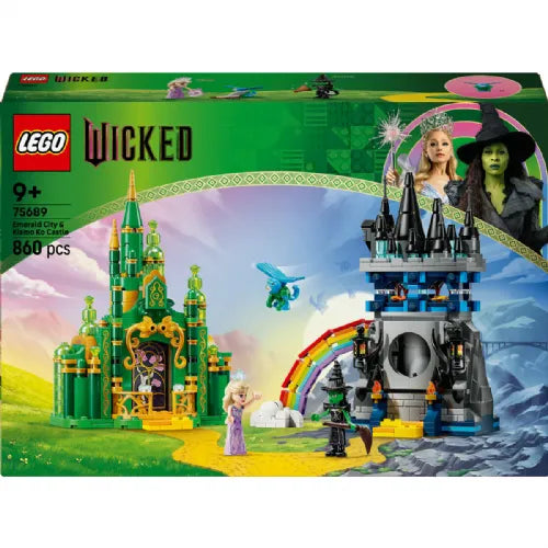 Kocke Lego Wicked Zlobno smaragdno mesto in grad Kiamo Ko (75689), 860 kock, od 9. let
