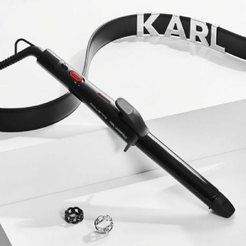 Rowenta Karl Lagerfeld 25mm CF321L uvijač za kosu, crne boje