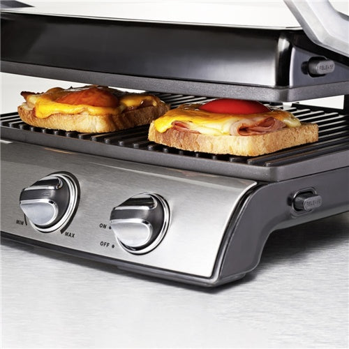 Kontaktni žar Rommelsbacher Contact Grill KG 2020 (nerjaveče jeklo/črna, 2000 W)