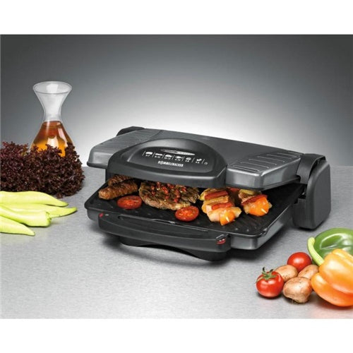 Kontaktni žar Rommelsbacher KG 1800, 1800W, črna