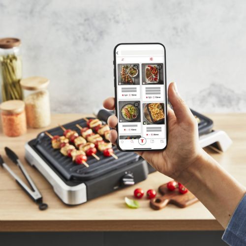 Kontaktni žar Tefal OptiGrill 4in1 GC774D, 2.100 W, s pekačem, nerjaveče jeklo