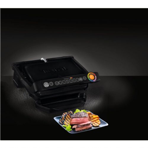 Tefal OptiGrill GC7058 kontaktni roštilj, 2000 W, crni