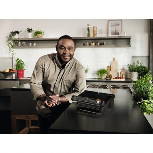 Tefal OptiGrill GC7058 kontaktni roštilj, 2000 W, crni