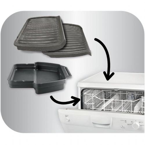 Tefal OptiGrill GC7058 kontaktni roštilj, 2000 W, crni