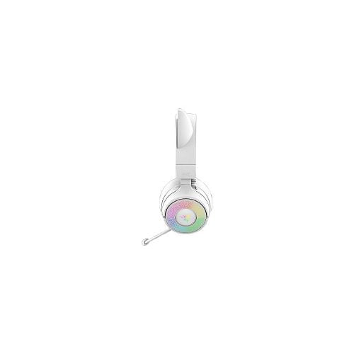 Slušalke Razer Kraken Kitty V3 Pro bela