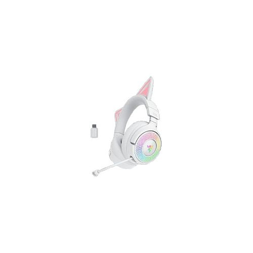 Slušalke Razer Kraken Kitty V3 Pro bela