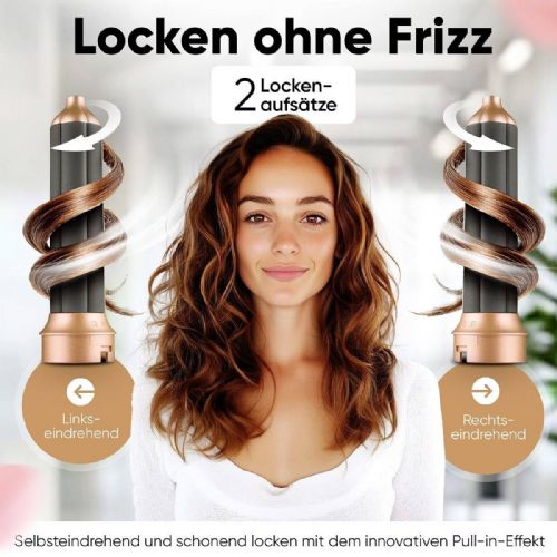 Krtača za kodranje in nastavki ProfiCare PC-HAS 3132 (bel/roza, 4 v 1? Multifairstyler)