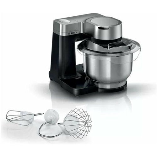 Kuhinjski robot Bosch MUMS2VM00, 900 W, serija 2, za 3,8 l posoda,7 programov, črna/srebrna