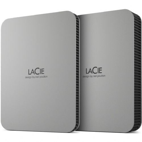 Zunanji HDD disk LaCie 1TB 2,5" USB-C 3.2 Gen 1 aluminij srebrn