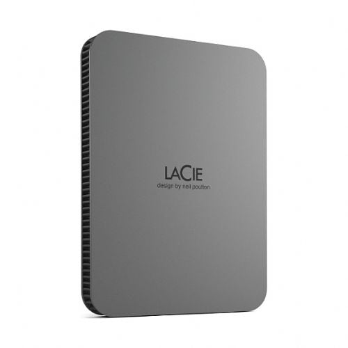 Zunanji disk LaCie Mobile Drive 2 TB, USB-C, USB 3.2 Gen 1, zaščita z geslom, sive barve