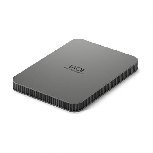 Zunanji disk LaCie Mobile Drive 2 TB, USB-C, USB 3.2 Gen 1, zaščita z geslom, sive barve