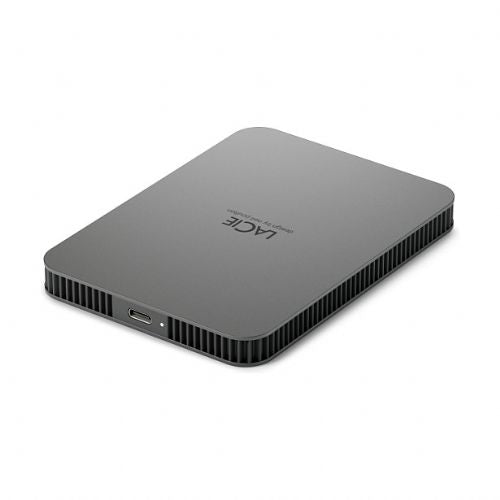 Zunanji disk LaCie Mobile Drive 2 TB, USB-C, USB 3.2 Gen 1, zaščita z geslom, sive barve