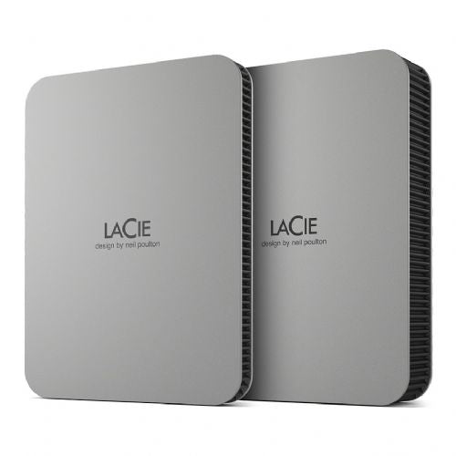 Zunanji HDD disk LaCie 4TB 2,5" USB 3.2 Gen 1 aluminij srebrn Plug & Play
