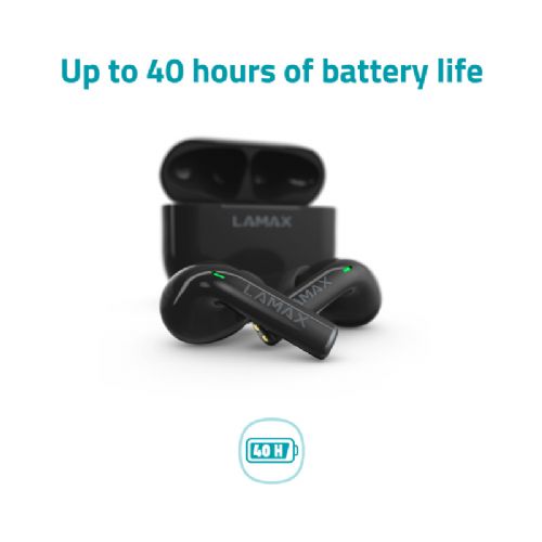 Brezžične slušalke LAMAX Clips1 črne