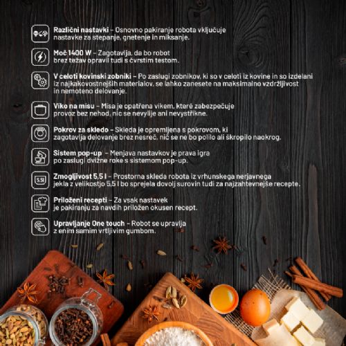 Kuhinjski robot Lauben 550BC