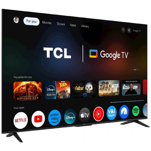 Televizor TCL 65P61K, 164 cm (65"), 4K HDR LED, Google TV, HDMI 2.1, ALLM