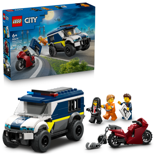 Lego City Prevoz zapornikov, 198 kos, od 6. let 60479