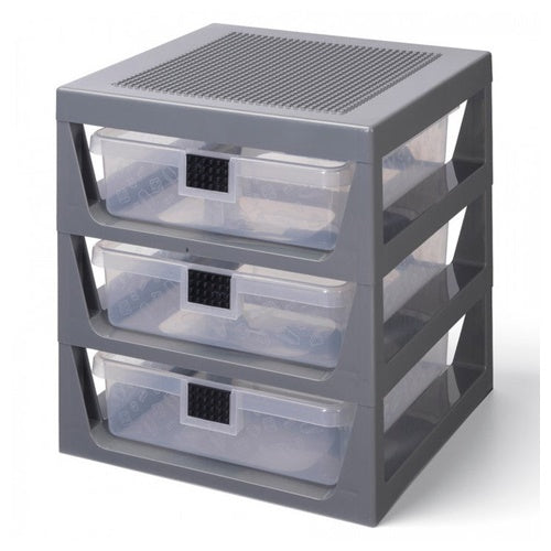 Lego: Komplet polic za predale, siva (40950003)