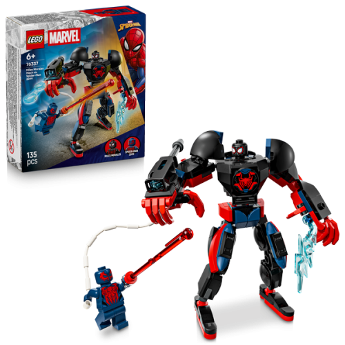 Lego Marvel Super Heroes Miles Morales Mech proti Spider-Manu 2099, 135 kos, od 6. let 76337