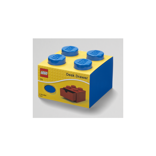 Lego: Škatla za shranjevanje z gradnikom 4, modra (40201731)