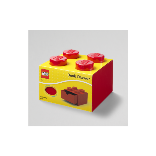 Lego: Škatla za shranjevanje z gradnikom 4, rdeča (40201730)