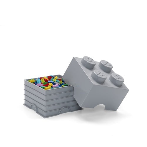 Lego®: Škatla za shranjevanje z gradnikom 4 - Siva (40031740)