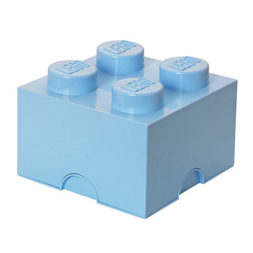 Lego®: Škatla za shranjevanje z gradnikom 4 - svetlo modra (40031736)