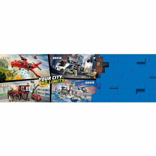 Kocke Lego® City Gasilska postaja z gasilskim vozilom 60414