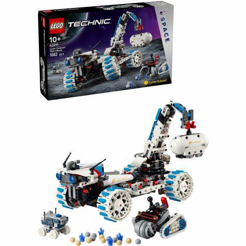Kocke Lego Technic: Lunarno vesoljsko vozilo rover Lunar Outpost™ (42211), 1082 kock, od 10. let