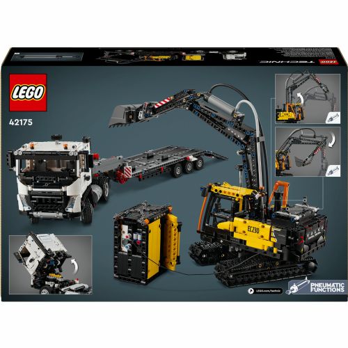 Kocke Lego® Technic Tovornjak Volvo FMX in električni bager EC230 (42175) 98138093