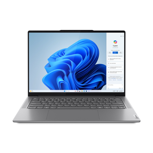 Lenovo Yoga 7 2-u-1 prijenosno računalo, Intel Ultra 7-258V/32 GB/SSD 1 TB NVMe/35,56 cm (14"), 2,8K, OLED, MT, 120 Hz/UMA/Win11Home, sivo (83JQ0024SC)