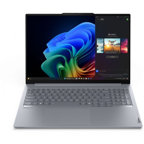 Prenosnik Lenovo AI ThinkBook 16 G7, Snapdragon® X Plus X1P-42-100/16 GB/SSD 512 GB NVMe/40,6 cm (16'), 300 niti/DE/Win11Pro, srebrne barve