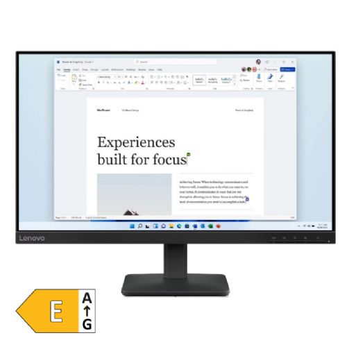 Monitor LENOVO L24-4e 60,45cm (23,8") FHD IPS 100Hz HDMI/VGA