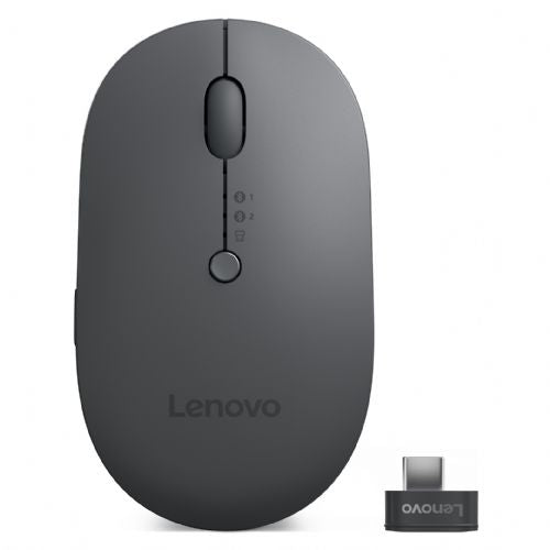 Miška Lenovo Multi-Device X9 Edition brezžična, Bluetooth 5.0, 2400 DPI, programabilni gumbi, polnilna baterija
