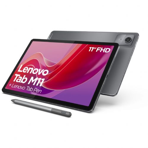 Tablet Lenovo Tab M11 27,9 cm (11") ZADA s olovkom 128 GB sivi